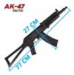 RIFLE KALASHNIKOV AK 47 NEGRO CAJA CYMA