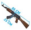 RIFLE KALASHNIKOV AK 47 EN CAJA CYMA
