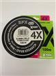 MULTIFILAMENTO SFX 4X 100M 0,18mm EN BLANCO Y GRIS
