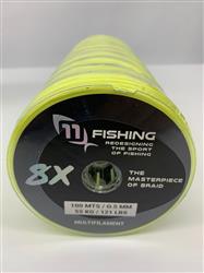 MULTIFILAMENTO 8X 11FISHING 0,50mm COLORES VARIOS