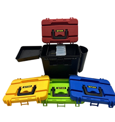 CAJA DE PESCA VADEO ROJA