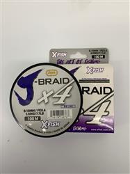 MULTI J-BRAID 4X 100M 0,10 BLANCO Y GRIS
