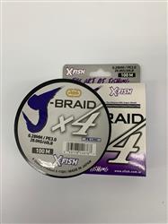 MULTI J-BRAID 4X 100M 0,28 BLANCO Y GRIS