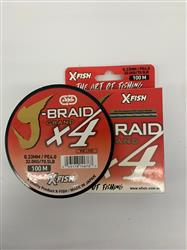MULTI J-BRAID 4X 100M 0,33 COLORES