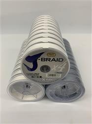 MULTI J-BRAID 4X 100M 0,40 BLANCO Y GRIS UNIDO