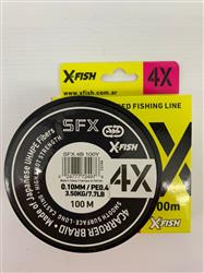 MULTIFILAMENTO SFX 4X 100M 0,10mm COLORES VARIOS