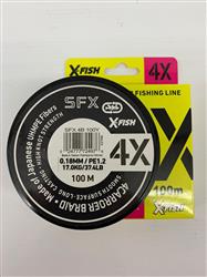 MULTIFILAMENTO SFX 4X 100M 0,18mm COLORES VARIOS