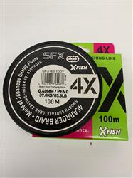 MULTIFILAMENTO SFX 4X 100M 0,40mm EN BLANCO Y GRIS