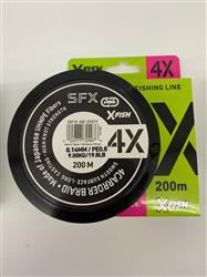MULTIFILAMENTO SFX 4X 200M 0,14mm EN BLANCO Y GRIS