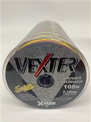 MULTIFILAMENTO VEXTER 4X 100M 0,14mm COLORES VARIOS